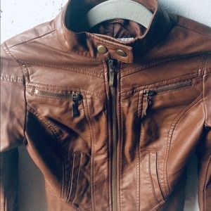 Chic Moto inspired leather jacket